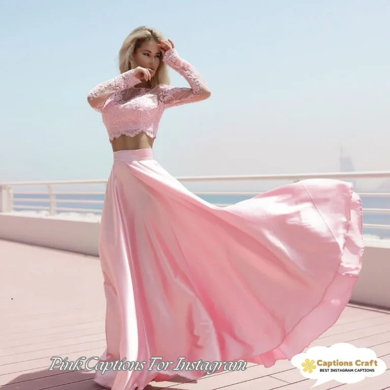 145+ Radiant Pink Captions For Instagram and Quotes That Spark Joy