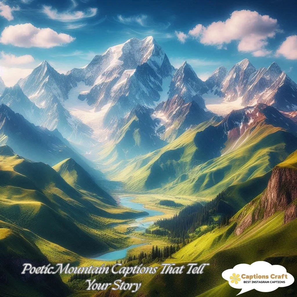 Poetic Mountain Captions That Tell Your Story