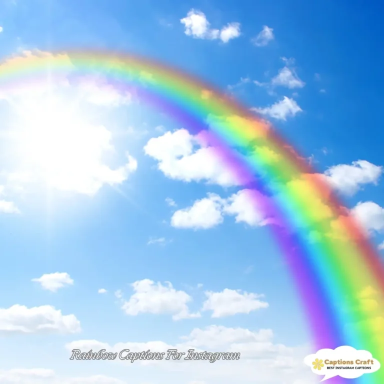 Rainbow Captions For Instagram