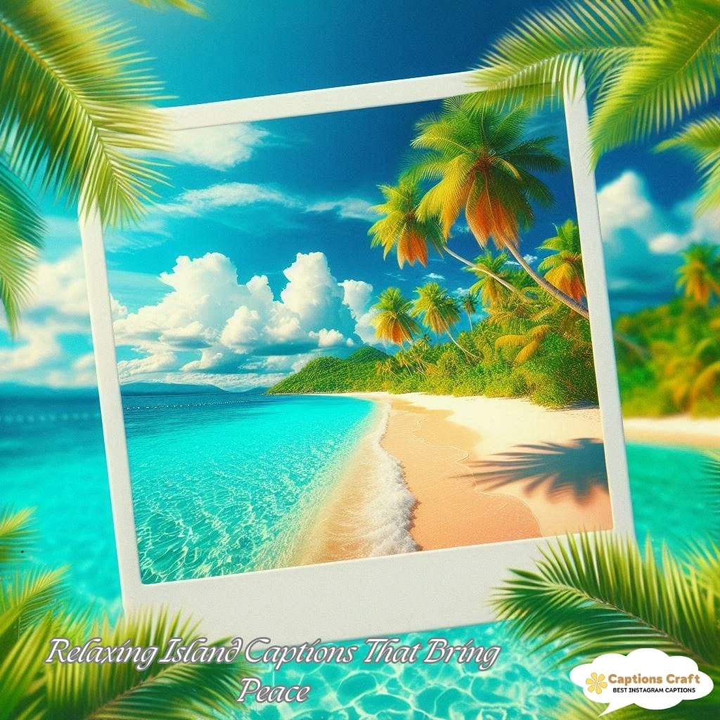 Relaxing Island Captions That Bring Peace