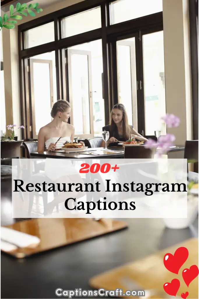 Restaurant Instagram Captions