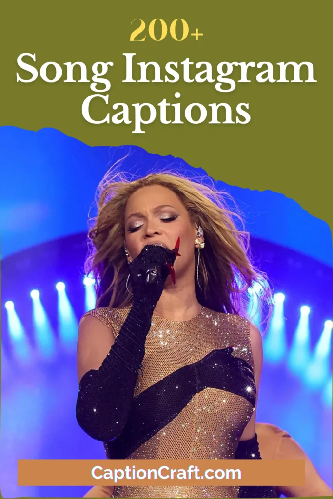 200+ Song Instagram Captions: Perfect Lines from Your Favorite Hits to Make Your Posts Shine 1 Song Instagram Captions