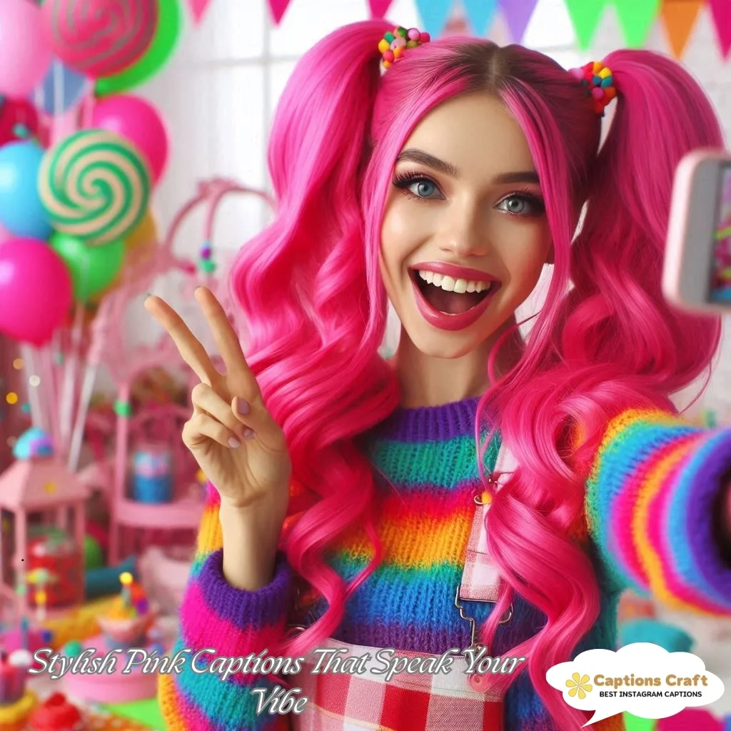 145+ Radiant Pink Captions For Instagram and Quotes That Spark Joy