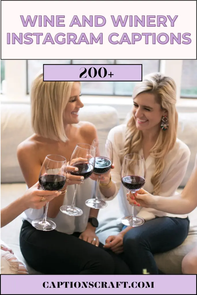 Wine And Winery Instagram Captions