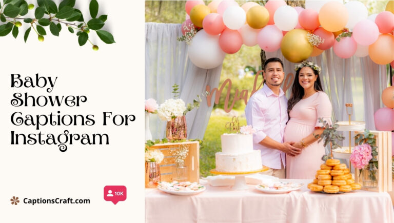 baby shower captions for instagram