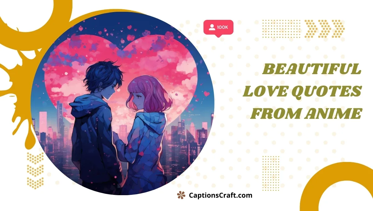 Beautiful Love Quotes From Anime