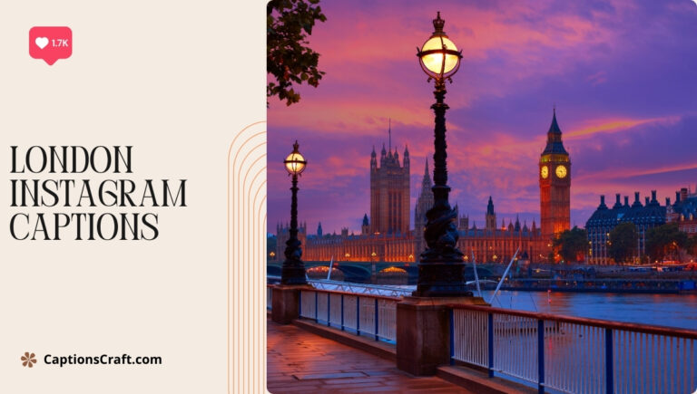 london instagram captions