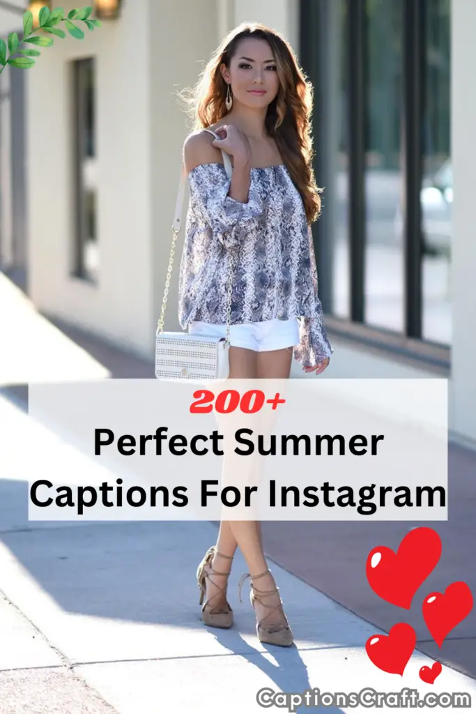 Perfect Summer Captions For Instagram
