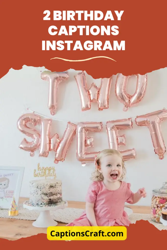 2 Birthday Captions Instagram