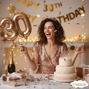 127+ 30th Birthday Captions For Instagram And Quotes To Celebrate The Big Three-Oh