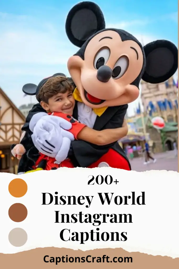 Disney World Instagram Captions