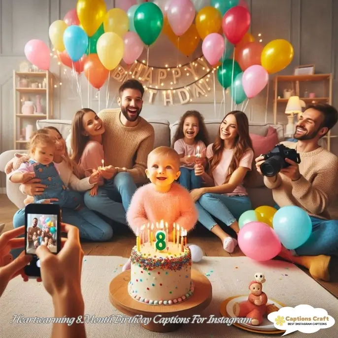 127+ Cute 8 Month Birthday Captions For Instagram And Quotes For Tiny Smiles