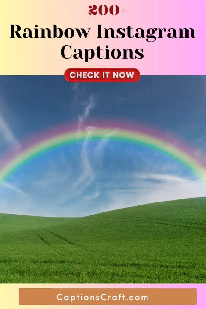 Rainbow Instagram Captions
