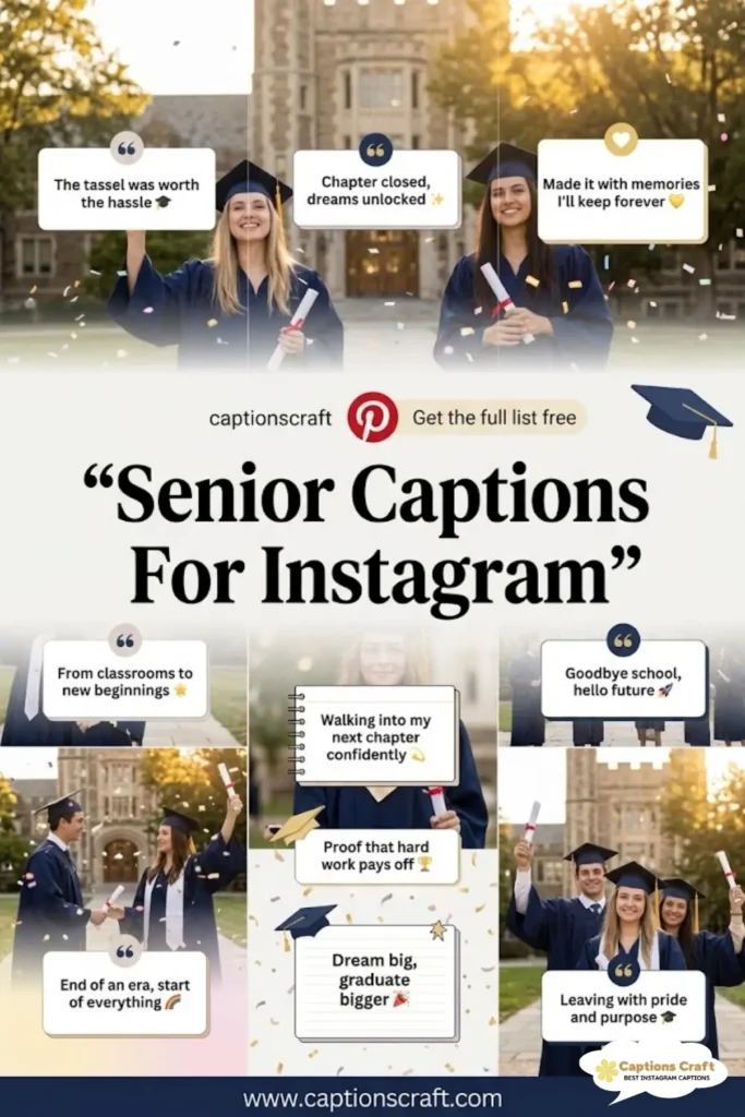 123+ Inspiring Senior Captions For Instagram and Heartfelt Quotes to Share