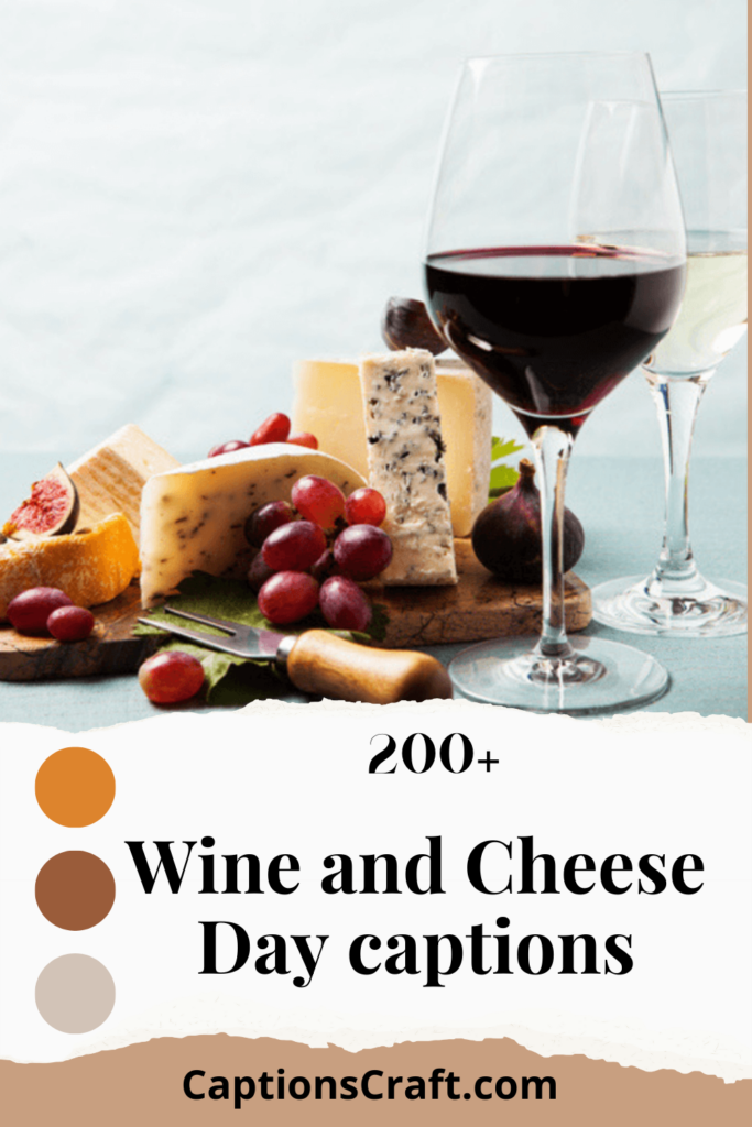 Wine and Cheese Day captions