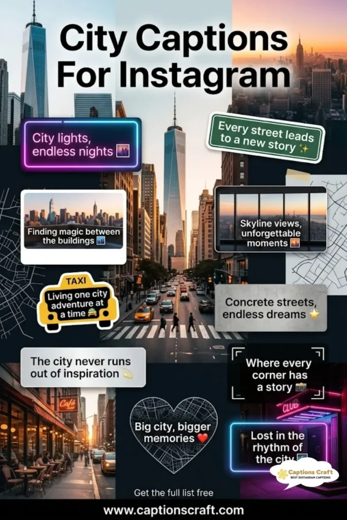 Urban Vibes and 127+ City Captions For Instagram to Spark Joy