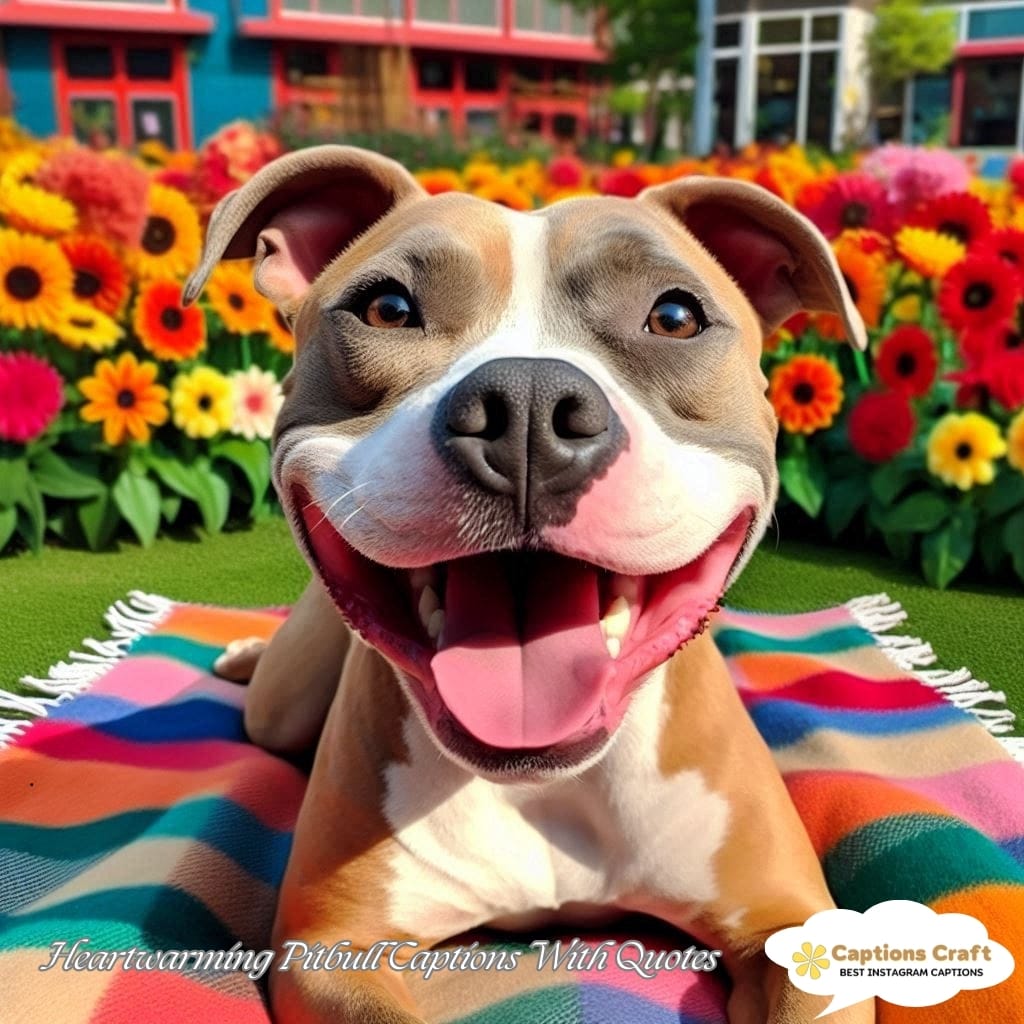 Heartwarming Pitbull Captions With Quotes