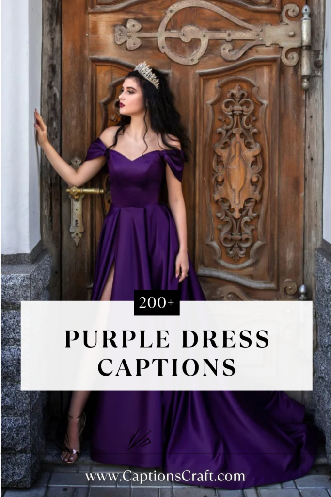 200+ Purple Dress Captions to Make Your Style Shine Bright 5 Purple Dress Captions