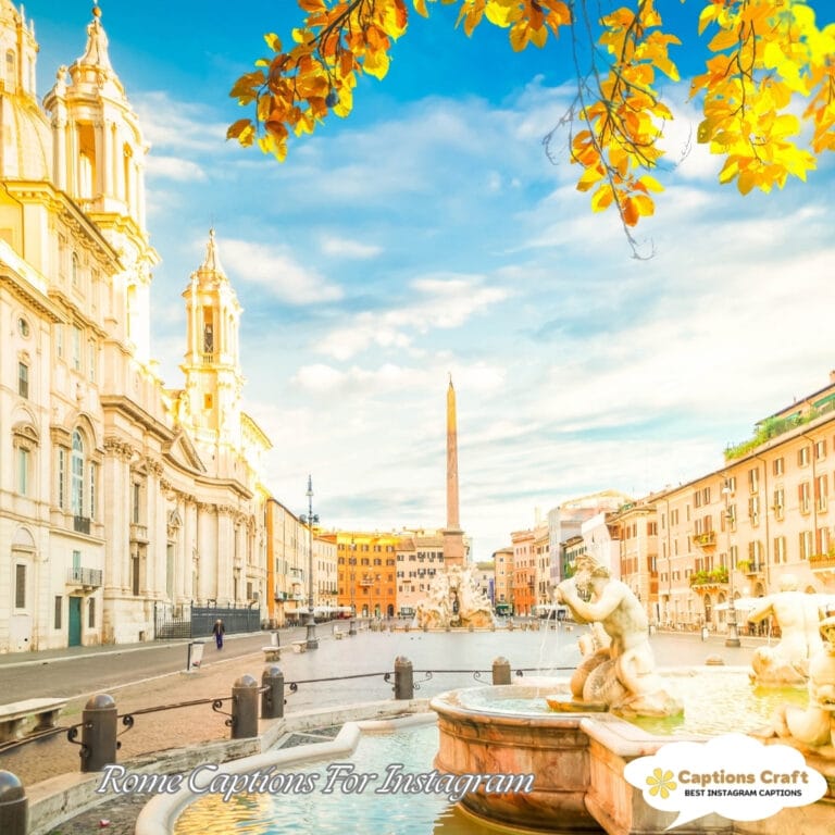Rome Caption For Instagram