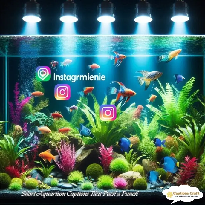 Short Aquarium Captions That Pack a Punch
