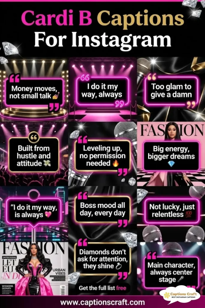 135+ Sassy Cardi B Captions For Instagram And Quotres That Break The Internet