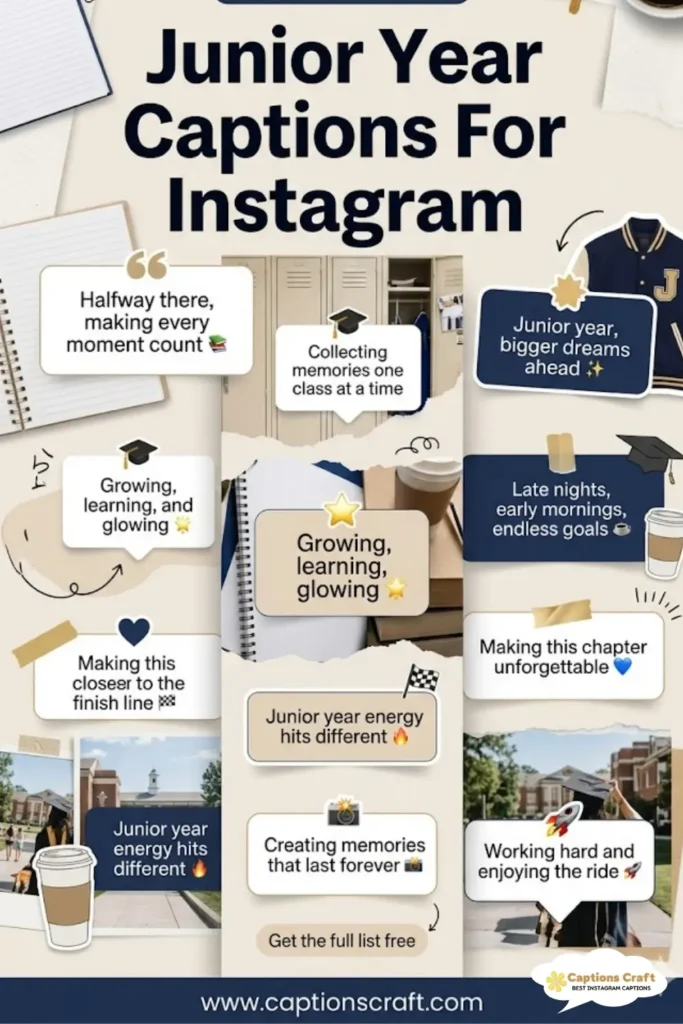 129+ Creative Junior Year Captions For Instagram and Quotes That Shine Bright