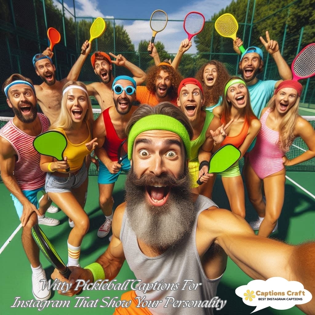 Witty Pickleball Captions For Instagram That Show Your Personality