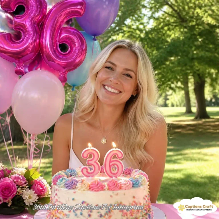 36th Birthday Captions For Instagram