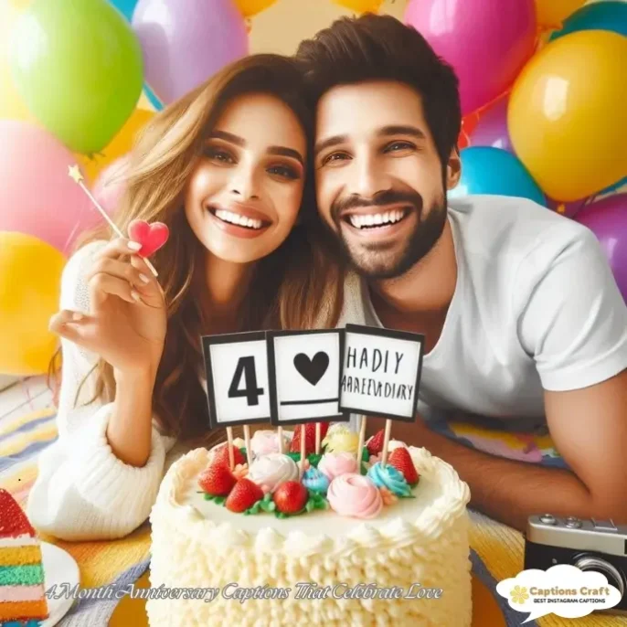 139+ Romantic 4 Month Anniversary Captions For Instagram To Mark Four Months