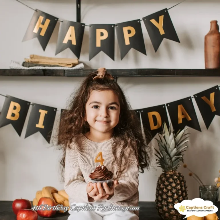 4th Birthday Captions For Instagram