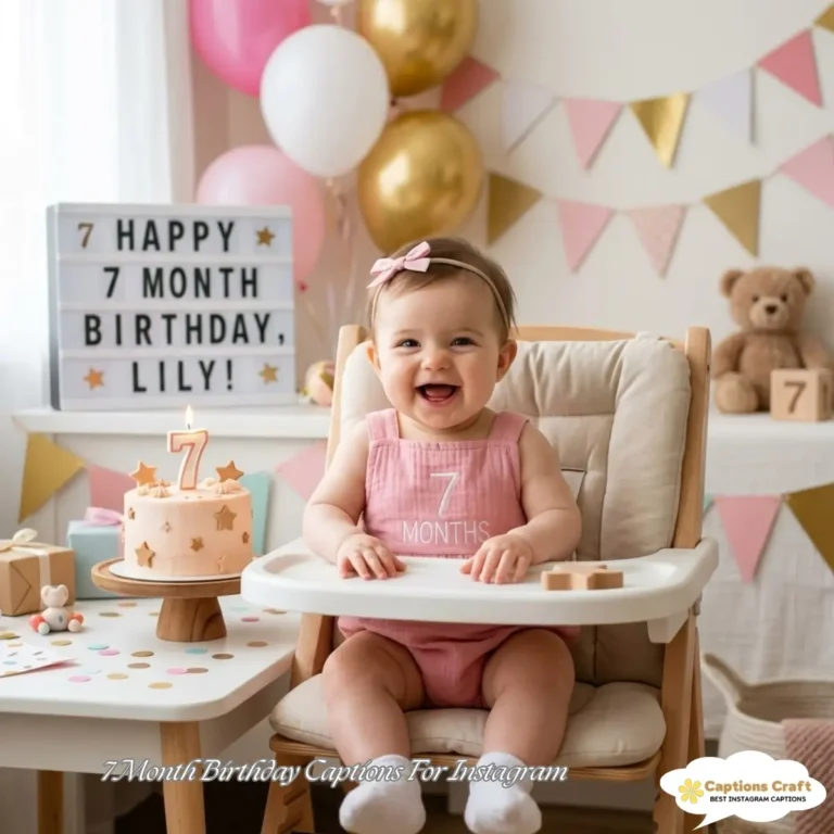 7 Month Birthday Captions For Instagram