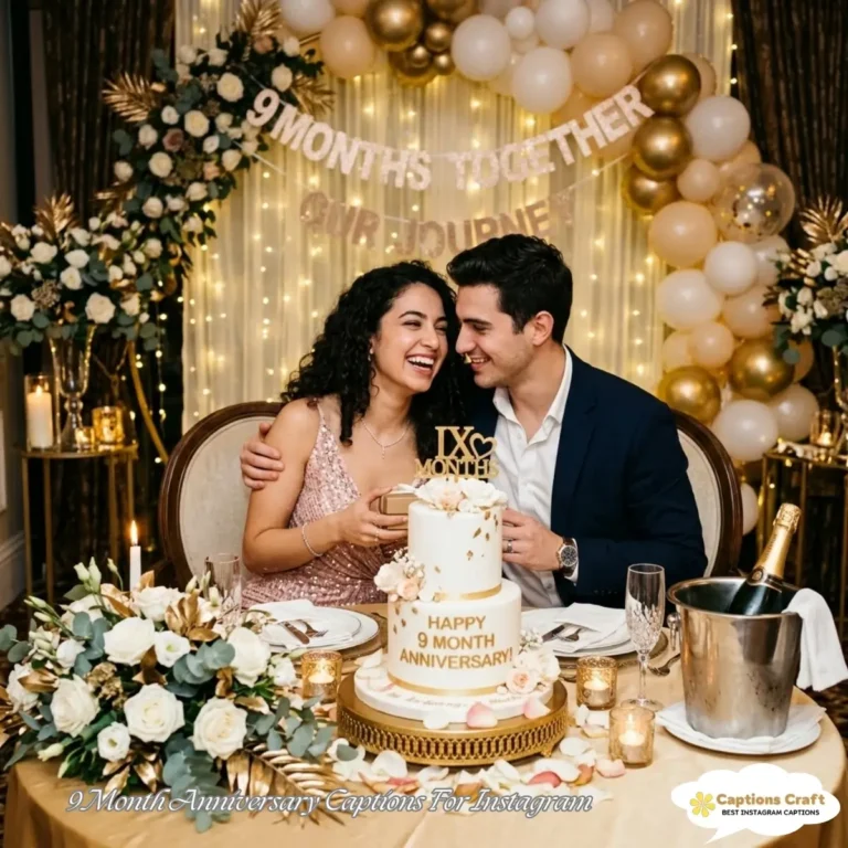 9 Month Anniversary Captions For Instagram