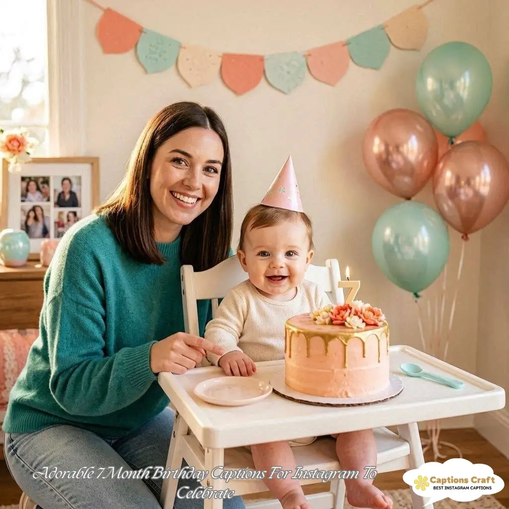 Celebrate Joyful Moments with 7 Month Birthday Captions For Instagram 127+ Delightful Choices