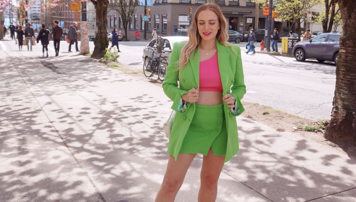 Green Outfit Captions