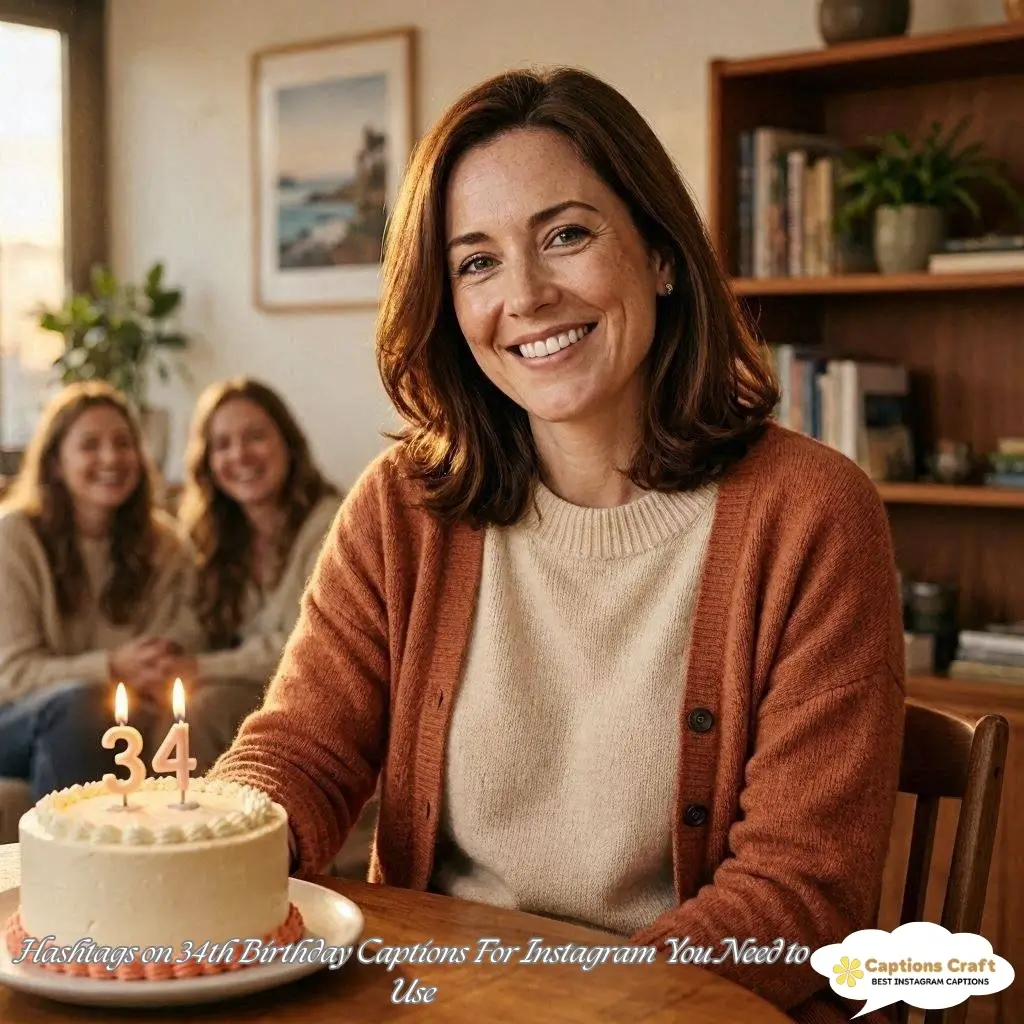 Celebrate Life with 34th Birthday Captions For Instagram and 123+ Creative Moments