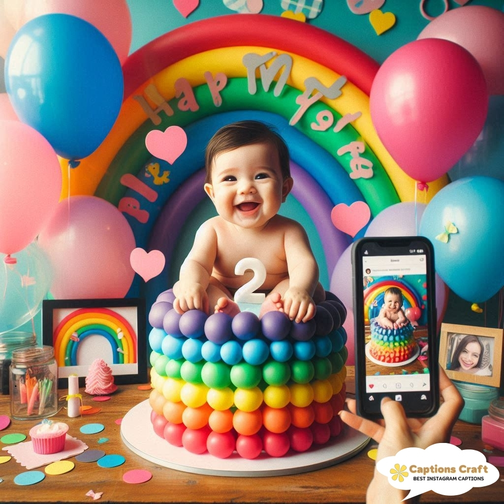 Joyful 2 Month Birthday Captions To Share the Love