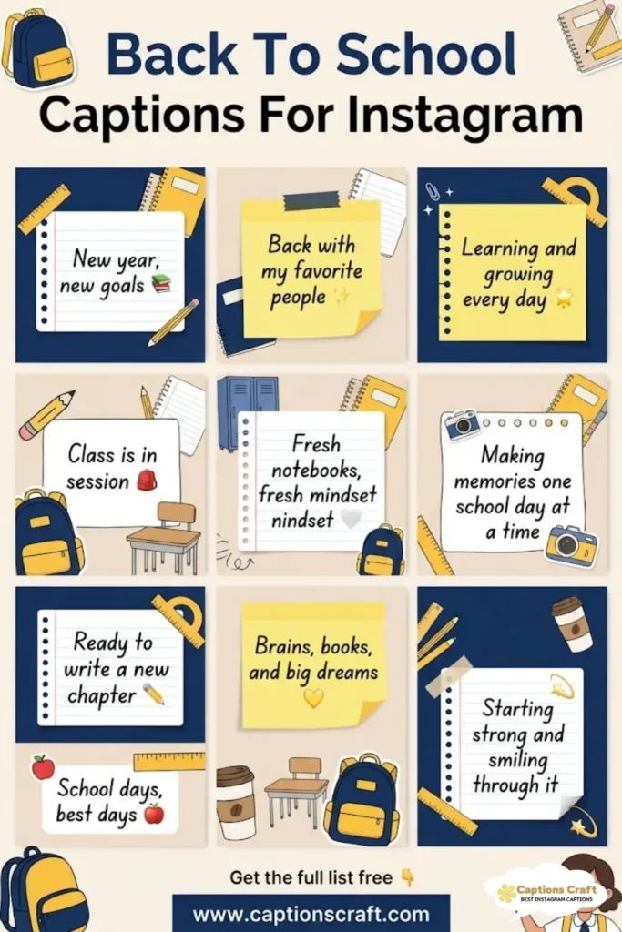 Get Inspired with 127+ Back To School Captions For Instagram and Quotes That Shine