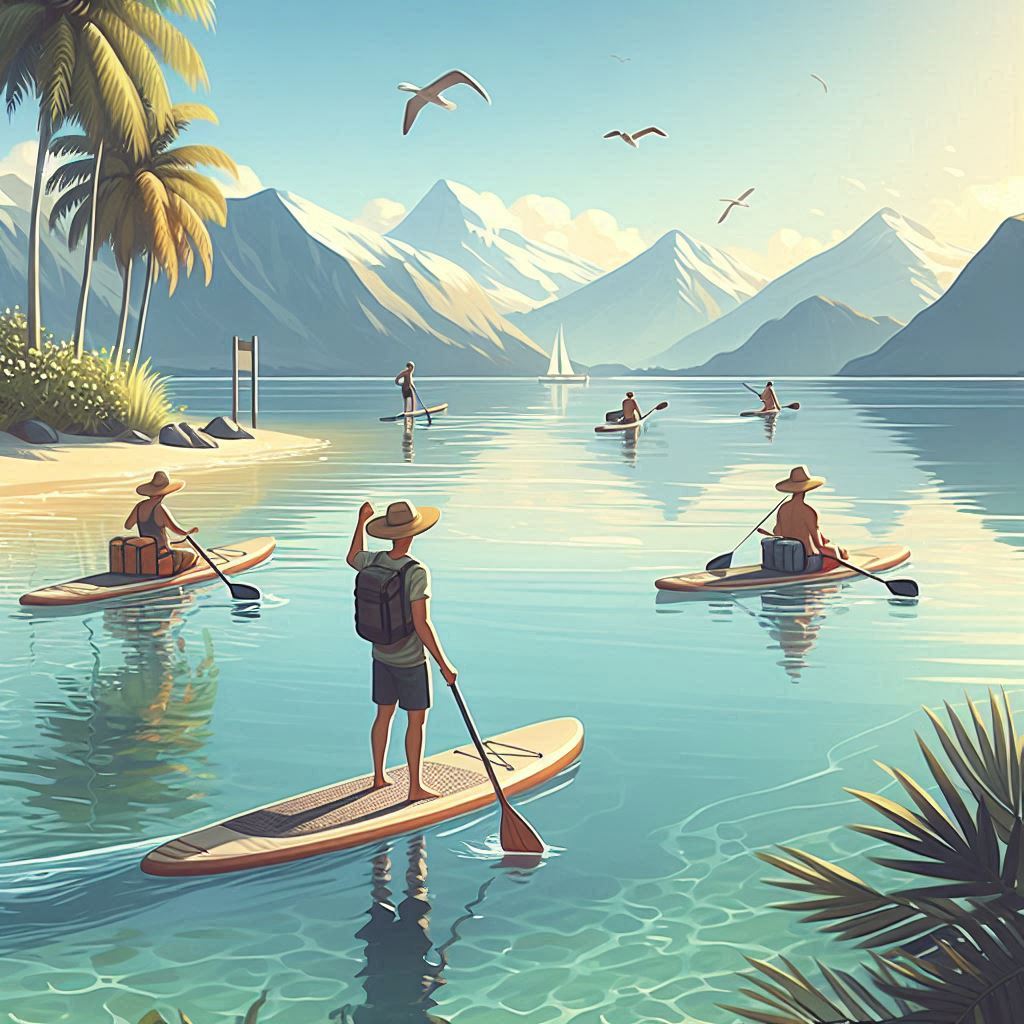 200+ Paddle Boarding Instagram Captions for Your Next Adventure 5 Nature inspired captions for paddle boarding photos