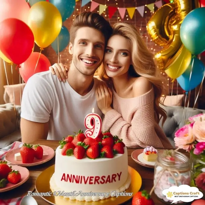 Romantic 9 Month Anniversary Captions