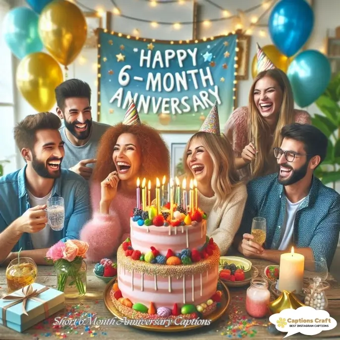 Short 6 Month Anniversary Captions