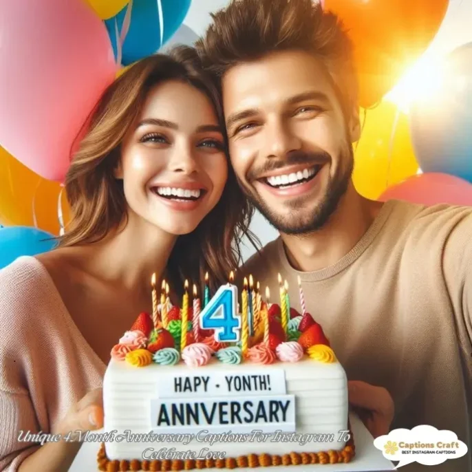 139+ Romantic 4 Month Anniversary Captions For Instagram To Mark Four Months