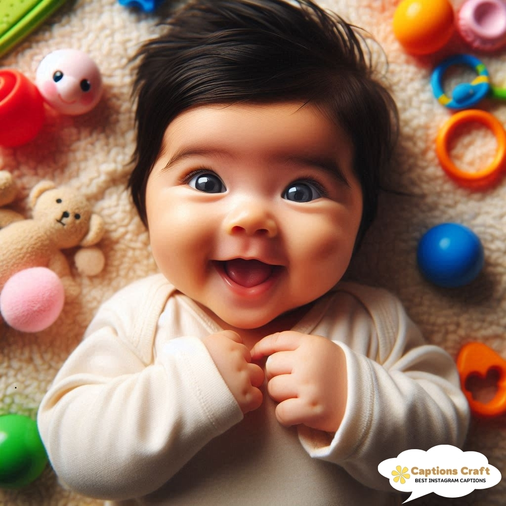 Fun And Playful 2 Month Baby Captions For Instagram