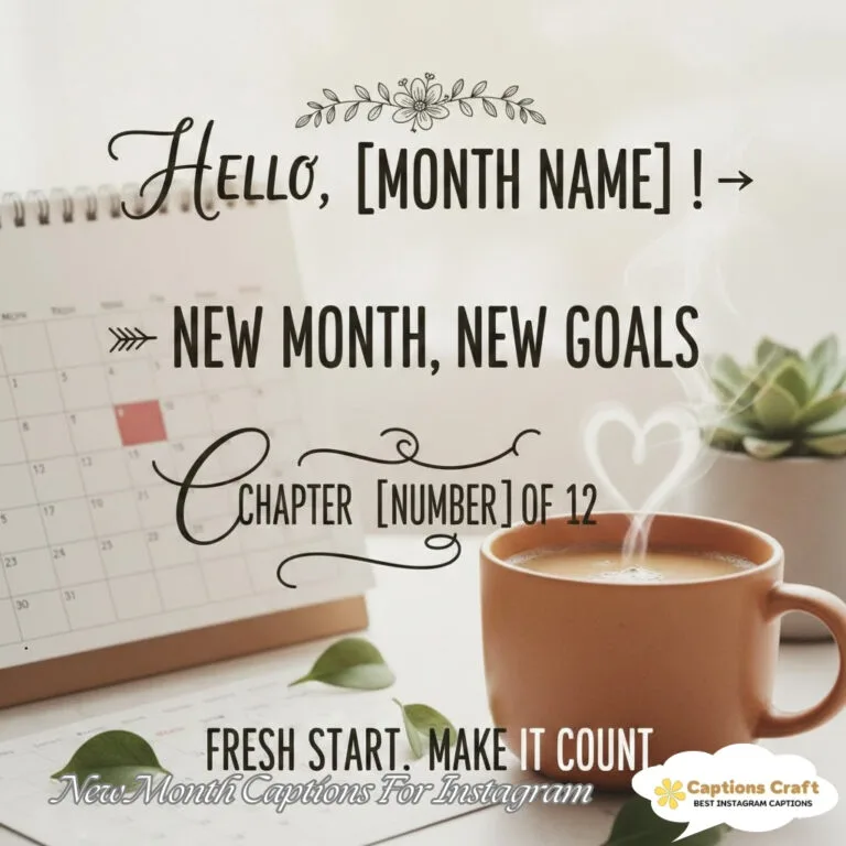 135+ Inspiring New Month Captions For Instagram and Quotes to Brighten Your Feed