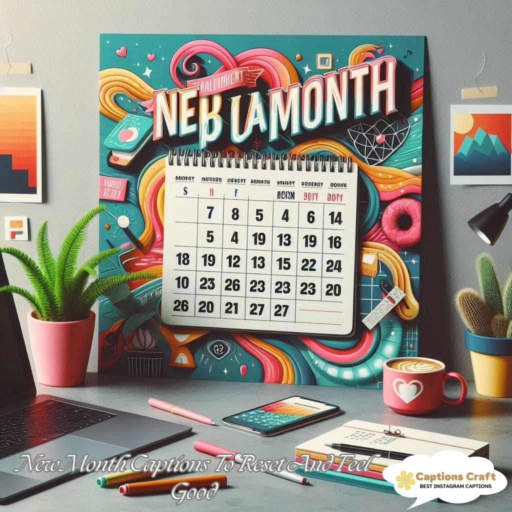 New Month Captions To Reset And Feel Good