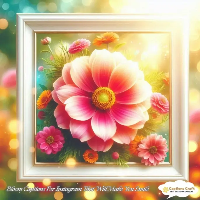 Bloom Captions For Instagram That Will Make You Smile