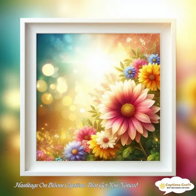 Hashtags On Bloom Captions That Get You Noticed