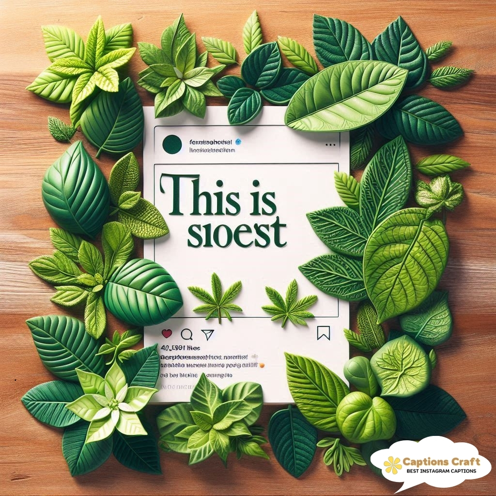 Hashtags On Leaf Captions For Instagram That Boost Engagement