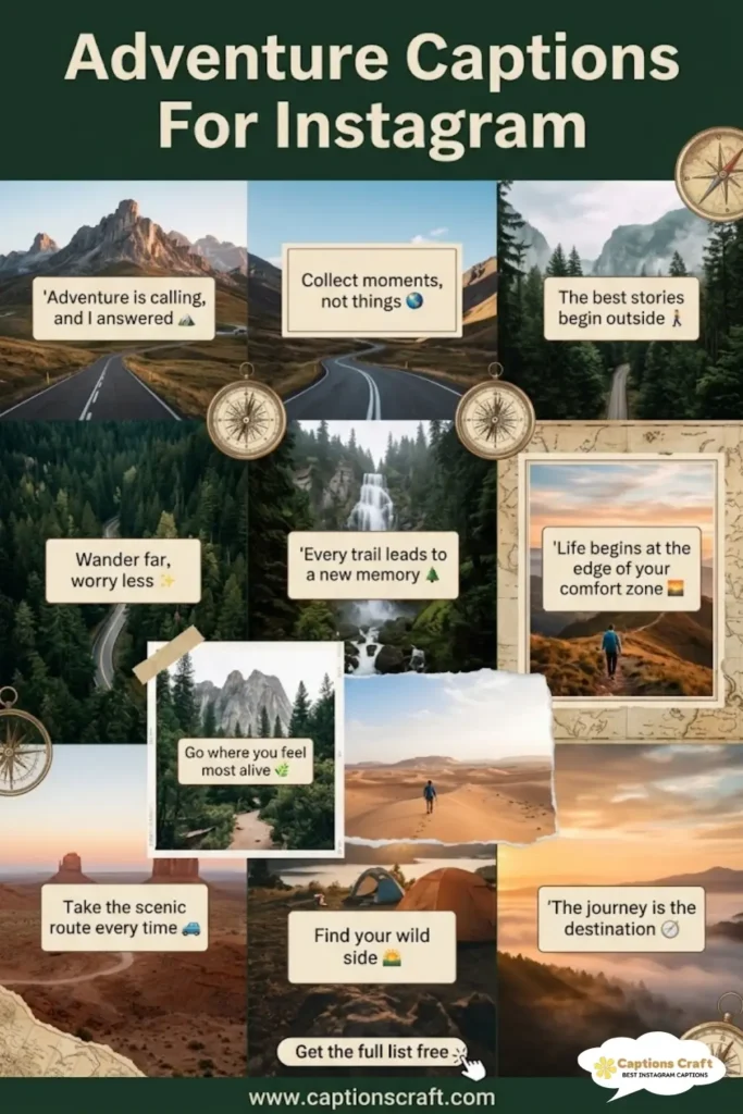 139+ Epic Adventure Captions For Instagram And Quotes To Share Your Wild Moments