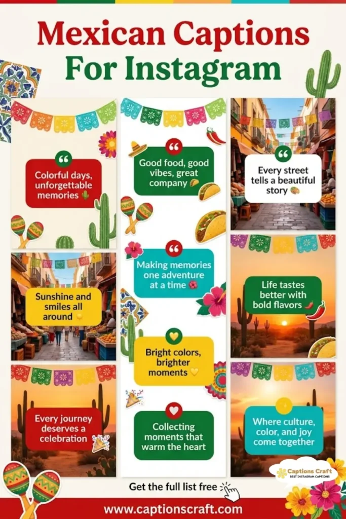 147+ Creative Mexican Captions For Instagram and Quotes to Brighten Your Feed