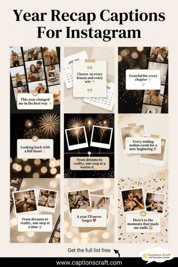 139+ Powerful Year Recap Captions For Instagram and Quotes That Inspire Reflection
